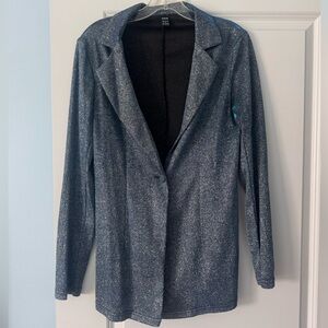 🍓6/$15🍓 Blue Sparkly Shimmer Blazer Jacket